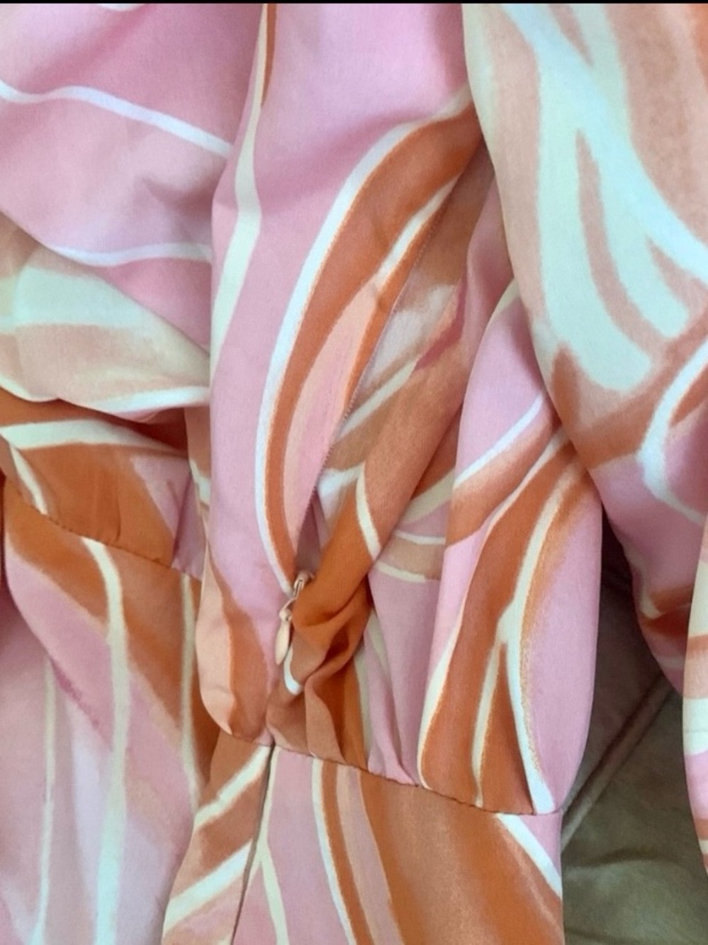 Petal & Pup Mila pink Swirl Midi Dress - Picture 9 of 11